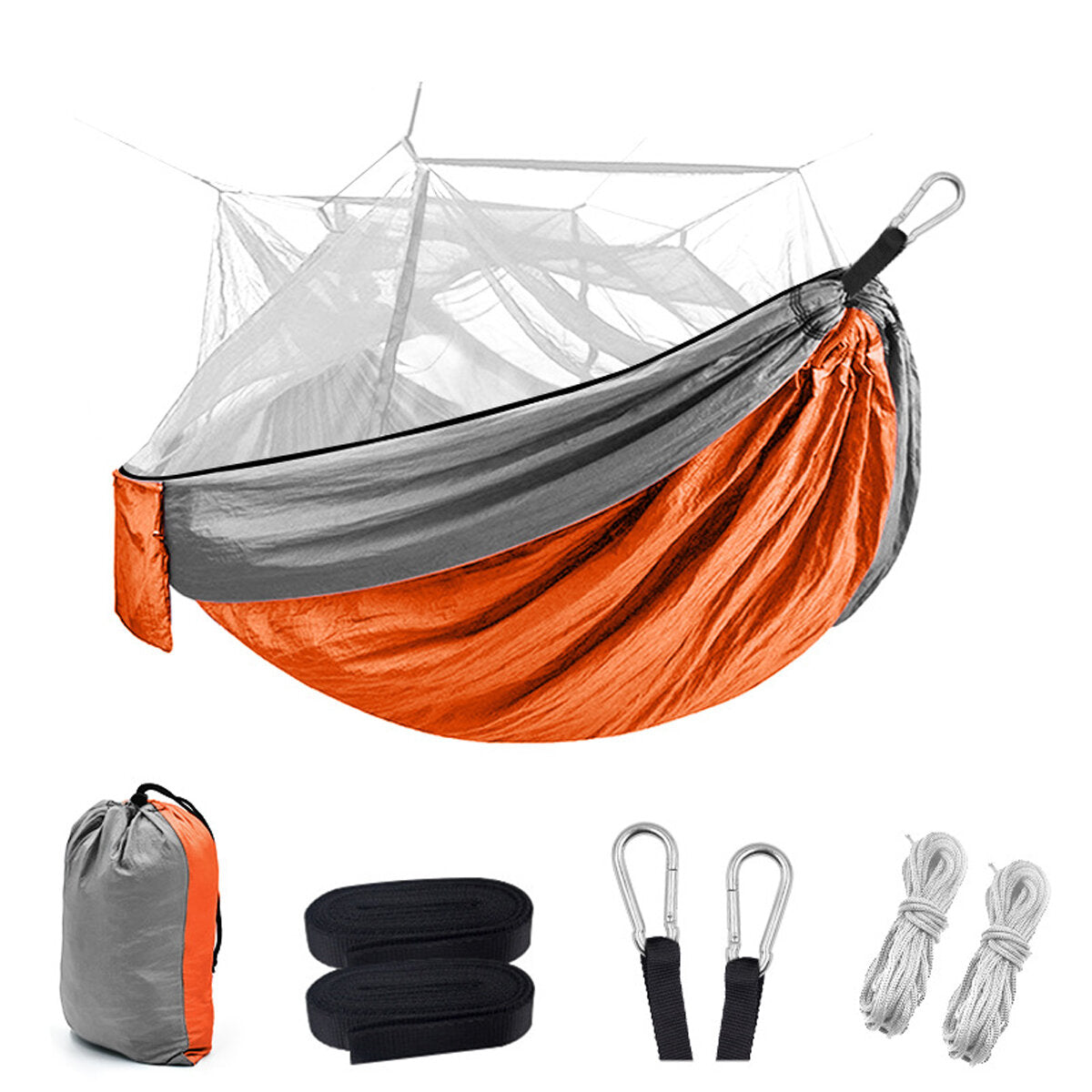 Camping Hangmat Voor Personen Met Klamboe Hangbed Slaapschommel