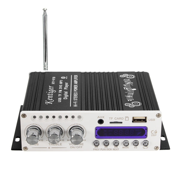 Kentiger Hy V Mini Bluetooth Hi Fi Stereo Amplifier Bass Booster Mp