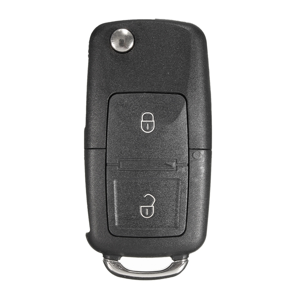 Auto 433MHz ID48 Chips 2 BTN Remote Key Alarm Fob Flip Uncut voor VW 1J0 959 753 AG