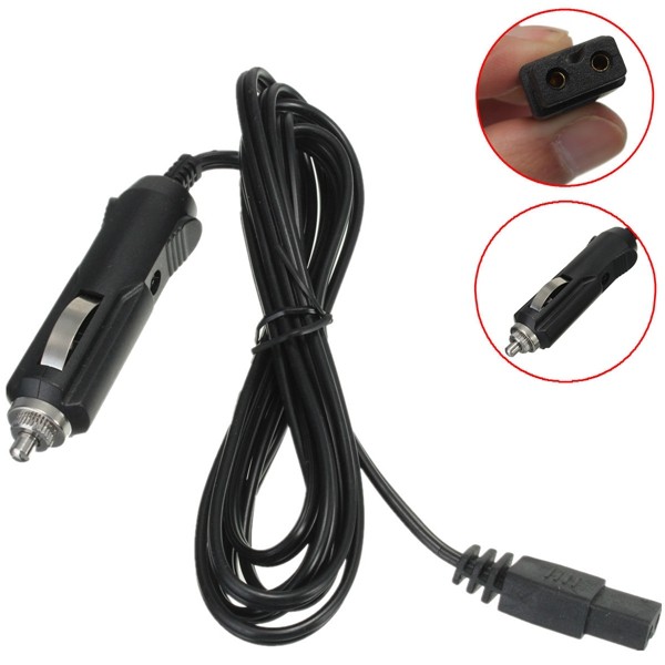 2m 12V DC Vervangende Car Cooler Cool Box Mini Koelkast 2 Pin Lead Cable Plug Wire