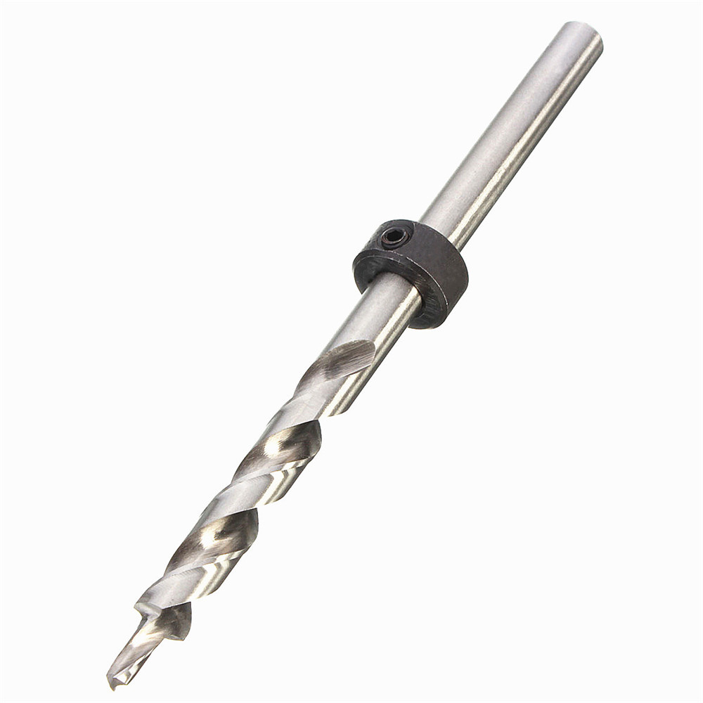 3/8 Inch 9.5mm Replacement Twist Step Drill with Stop Collar for Manual Pocket Hole Jig