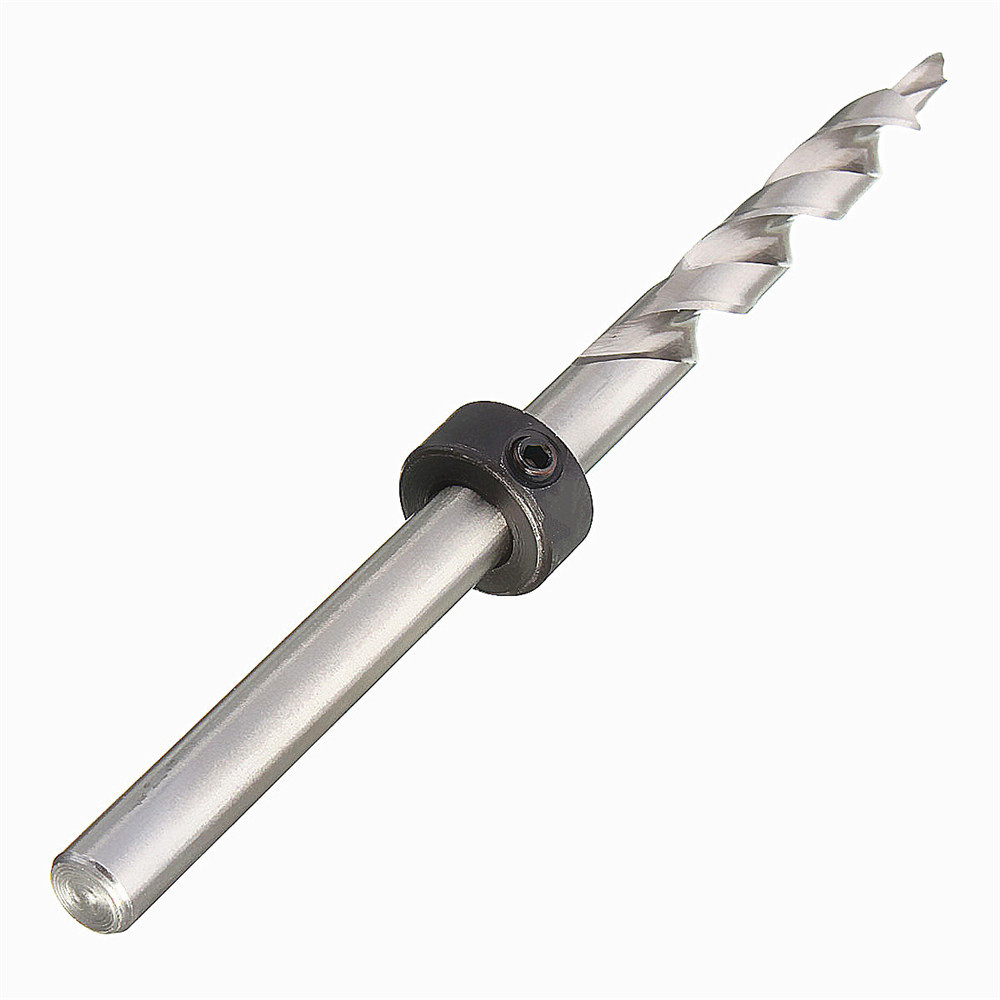 3/8 Inch 9.5mm Replacement Twist Step Drill with Stop Collar for Manual Pocket Hole Jig