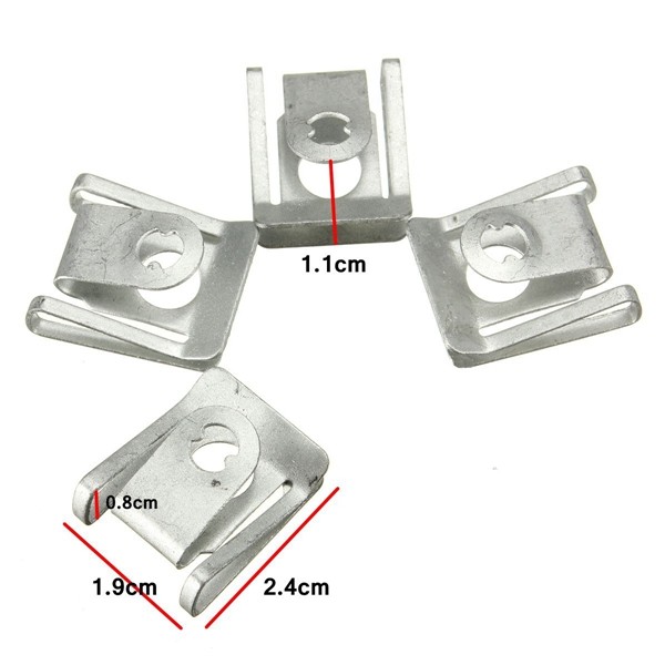 44x Parts Engine Under Cover Spatbord Guard Ondertray Screw Trim Clips Voor BMW E46