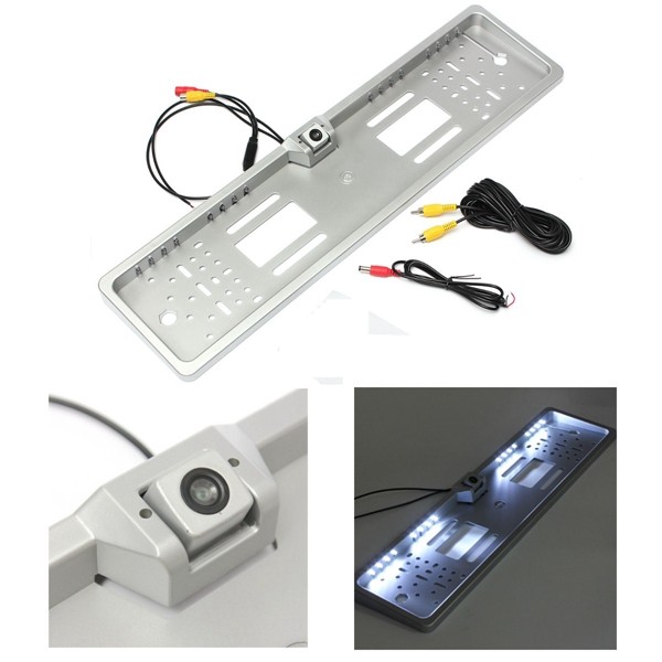 Car 16 LED Nummerplaat Frame Licht Achteruitzicht Camera Backup Parkeren Omkeren