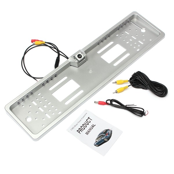 Car 16 LED Nummerplaat Frame Licht Achteruitzicht Camera Backup Parkeren Omkeren