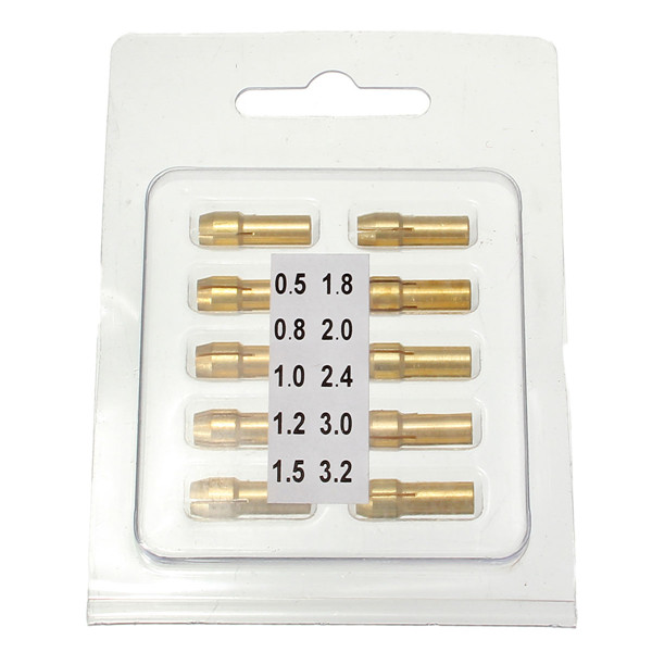 0.5-3.2mm Brass Drill Chucks Collet Bits