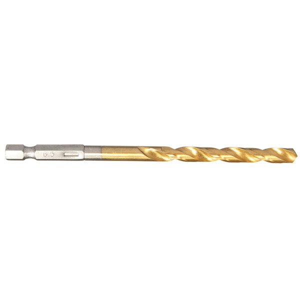 1/4 Inch Hex Shank 1.5-6.5mm HSS Titanium Coated Drill Bit Set