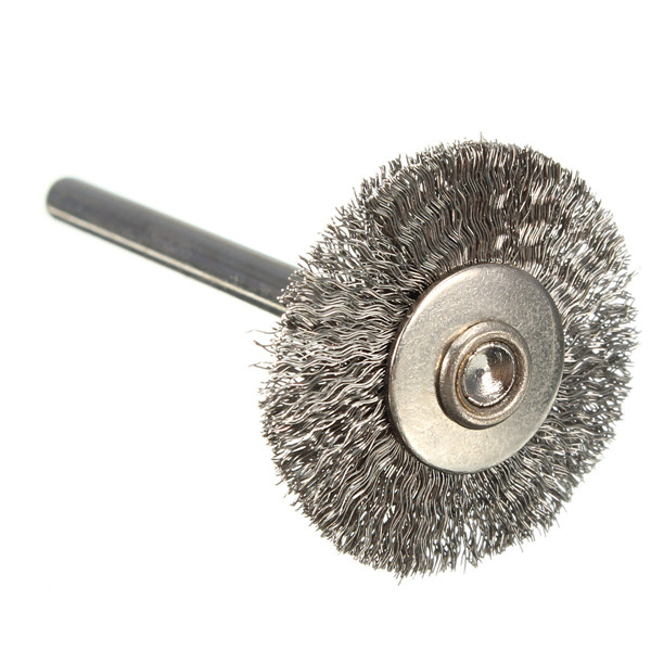 22mm Steel Wire Wheel Brush for Dremel Rotary Tools