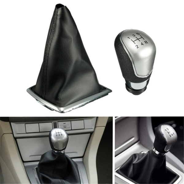 5 Speed ​​Gear Shift Knob Gearstick Gaitor Gaiter Boot Cover Voor Ford Focus