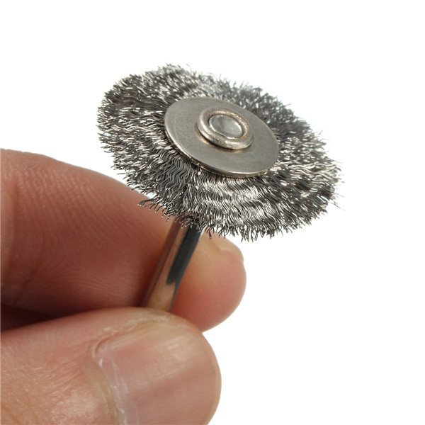 22mm Steel Wire Wheel Brush for Dremel Rotary Tools