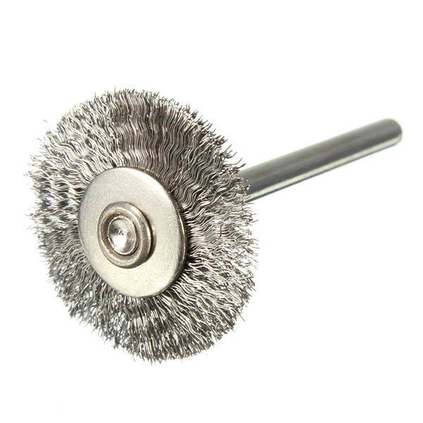 22mm Steel Wire Wheel Brush for Dremel Rotary Tools