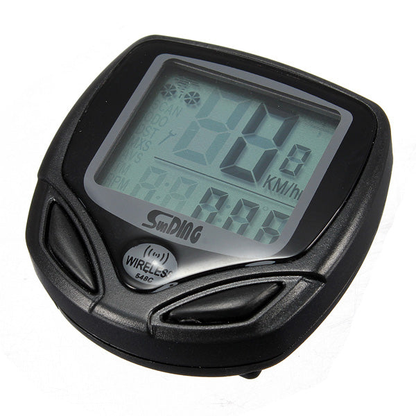 Waterdichte Draadloze Fiets Computer Led Odometer Speedometer Dennisdeal Com