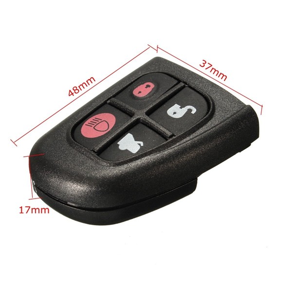 433 4 Knoppen Remote Key FOB Met Circuit Board voor Jaguar X Type S Type XJ