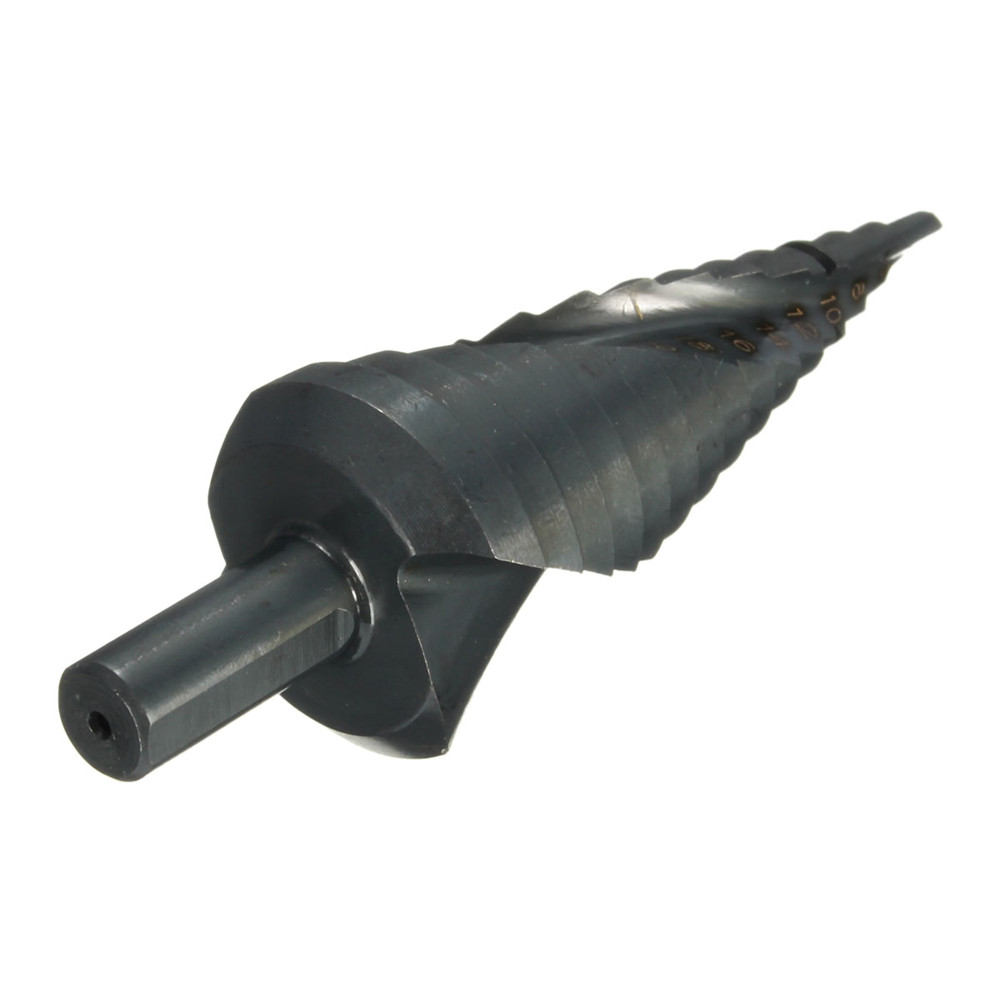 4-32mm Spiral Grooved Step Drill Bit Nitrogen Coated Step Drill