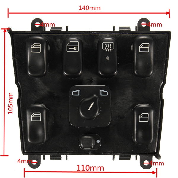 98-03 Elektrische Power Window Master Switch Console voor MERCEDES ML430 ML320 ML55