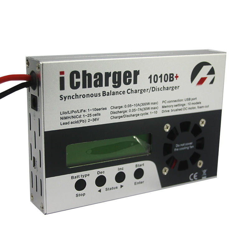 Junsi iCharger 1010B+ Ladegerät 300W 10S Lipo u. A123 mit Balancer