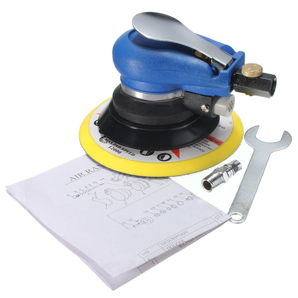 6 Inch Lucht Random Orbital Palm Sander Sanding Pad Vacuüm Pooler