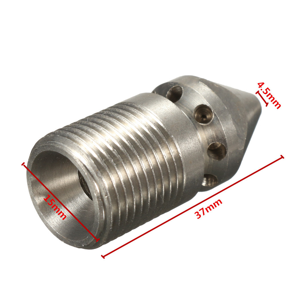 3/8 Inch Male Pressure Washer mondstuk Drain Ram Sewer Rotary Cleaning mondstuk