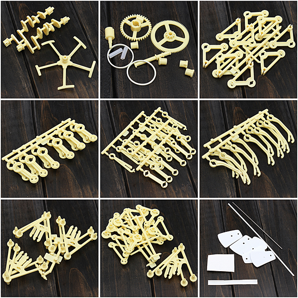 Wind aangedreven Walking Walker Mini Strandbeest DIY Assemblage Model Kits