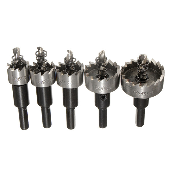 5 stuks 16-30mm HSS Hoeszaag Cutter Boor Bit Set