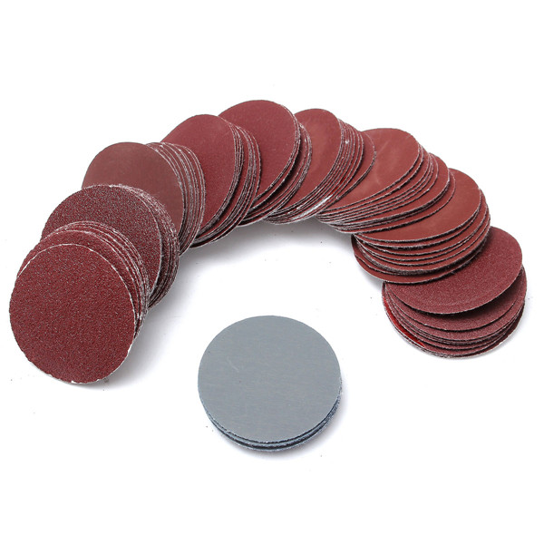 100 stuks 2 inch 50mm Sander Disc 80 tot 3000 Grit Schuurpolijst Pad