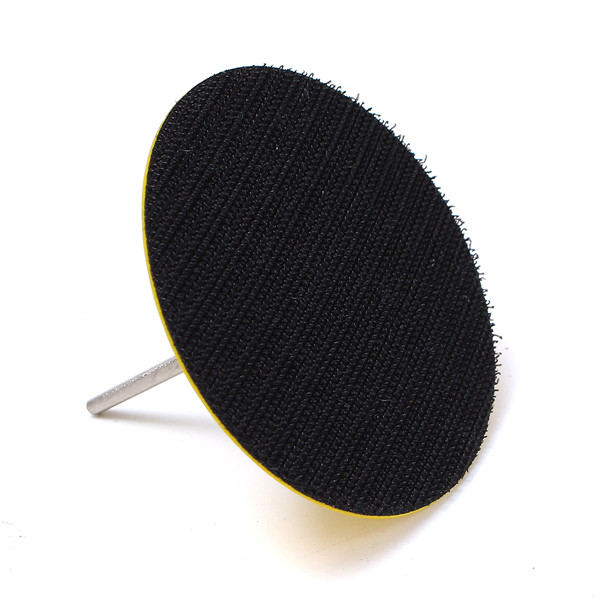 3 Inch 75mm Hook and Loop Sanding Pad 1/4 Inch Shank with 60pcs Sand Paper Kit