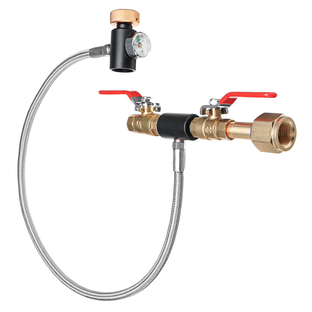 Switch Valve Lever CO2 Fill Station