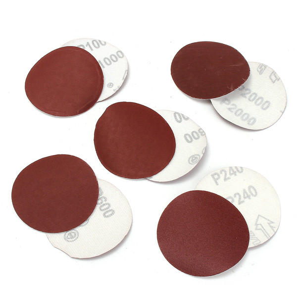 3 Inch 75mm Hook and Loop Sanding Pad 1/4 Inch Shank with 60pcs Sand Paper Kit