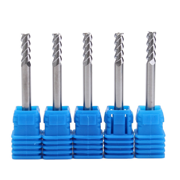 5pcs 4mm Shank 3 Fluit End Mill Cutter