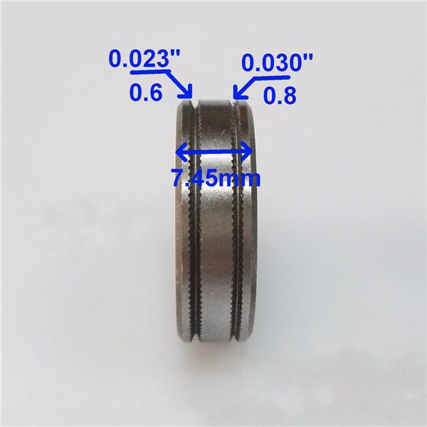 Mig Welding Line Wire Feed Drive Roller Onderdeel 0.6-0.8 Kunrle Groove 0.023-0.030