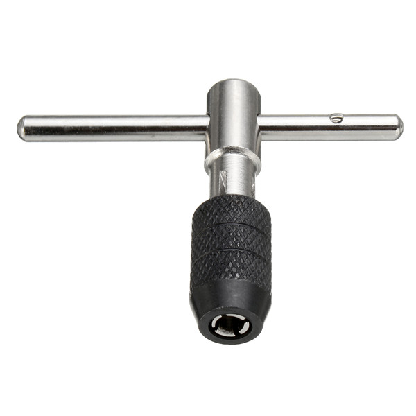 T-Handle Ratchet Tap Wrench with M3-M6 Taps and Drills