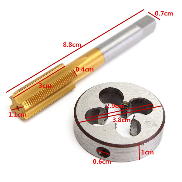 1 / 2-28 UNEF Titanium Coated Tap Die Set