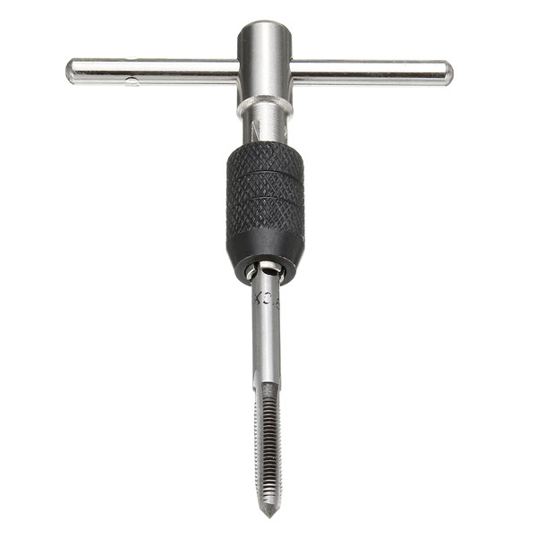 T-Handle Ratchet Tap Wrench with M3-M6 Taps and Drills