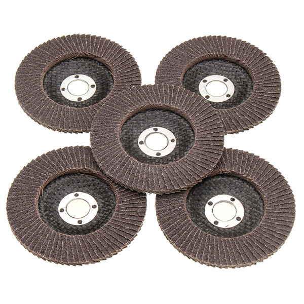 5 stuks 100mm 4 inch 80 Grit Flap Schuren Schijfhoek Grinder Wheel