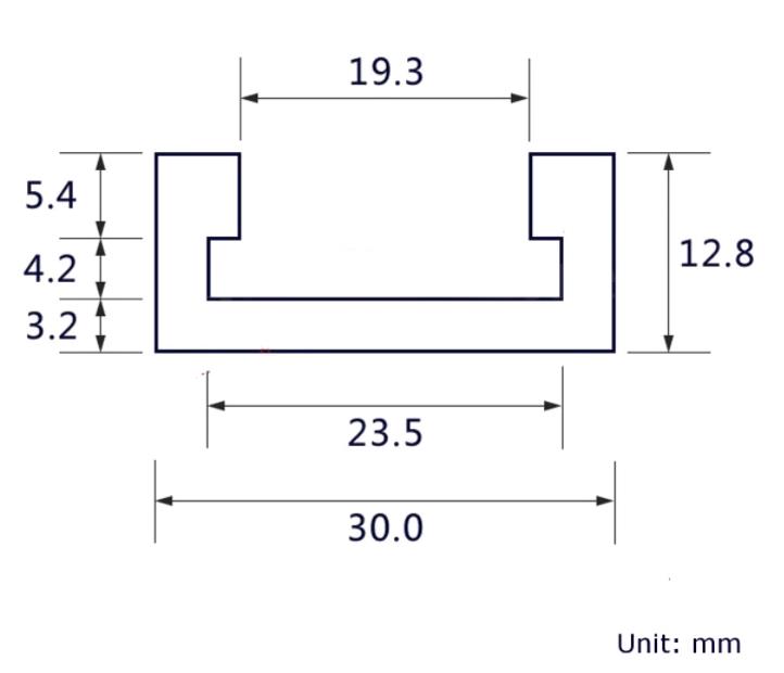 1220mmT-trackAluminiumSlotMiterTrack Jig Fixture voor Router Tafel Bandsaw Houtbewerkingsgereedschap