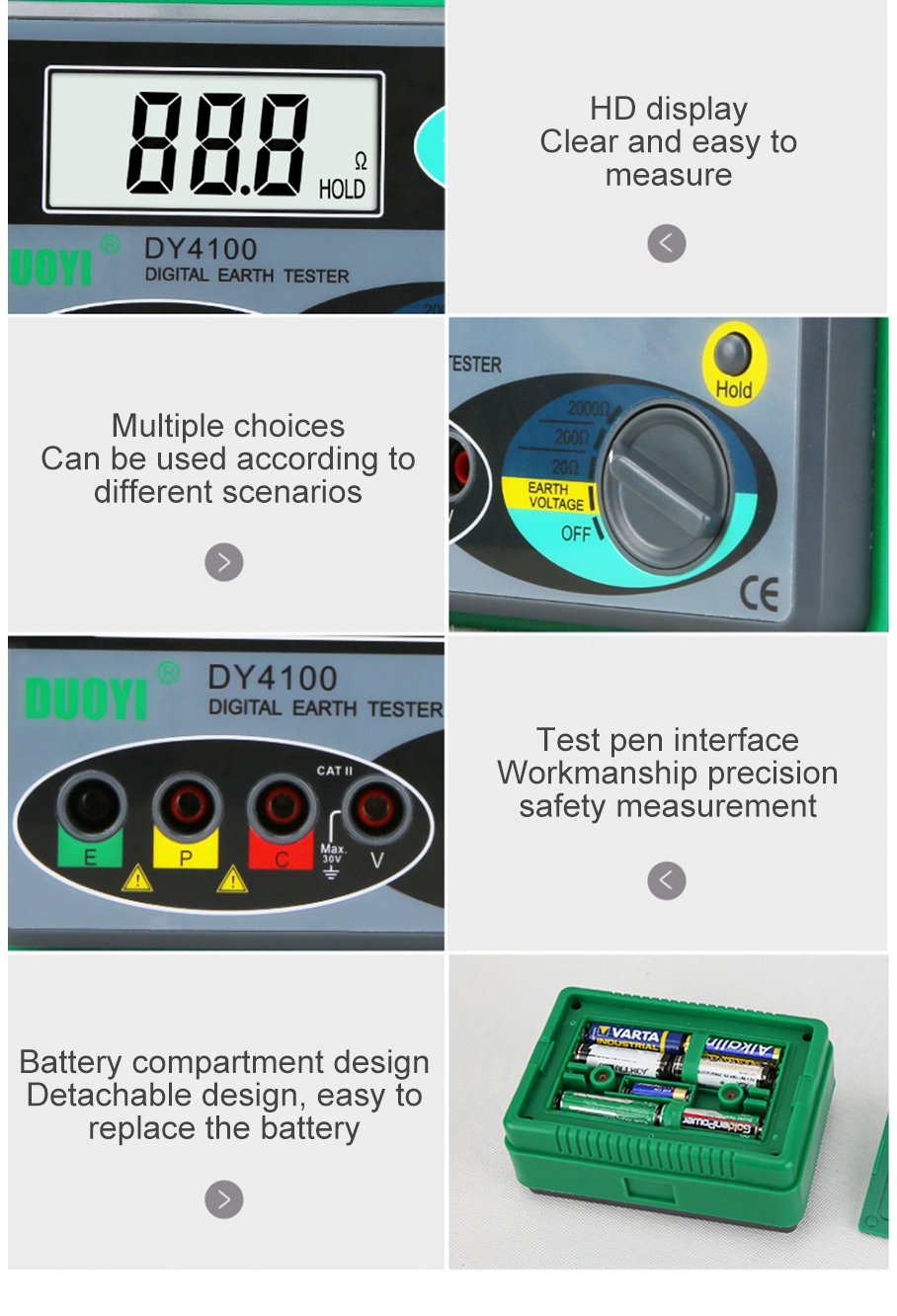 DUOYI DY4106 Automotive Circuit Resistance Tester Multimeter