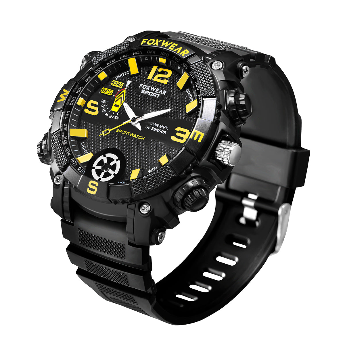 foxwear fox9 hd camera remote wifi led ipx7 waterproof smart watch