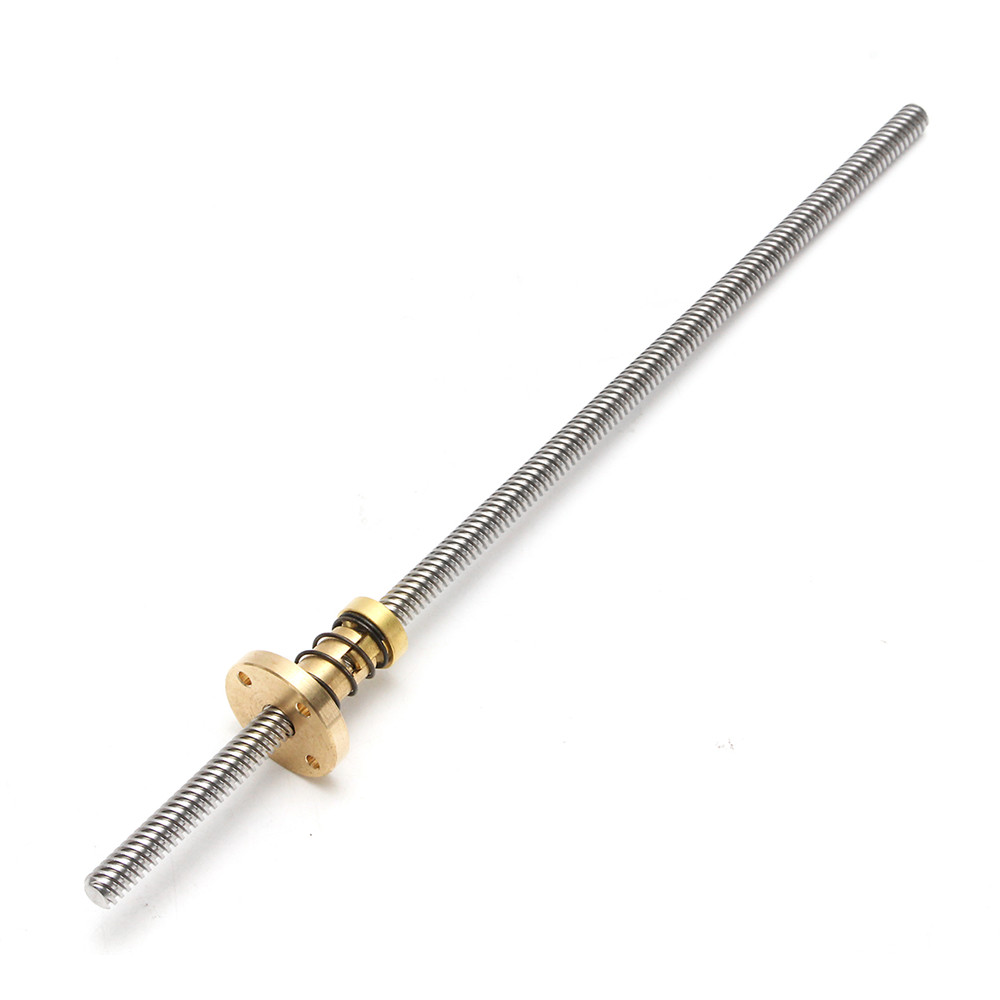 T8 100/200/300/400/600mm 8mm Lead Screw with Anti-Backlash Nut