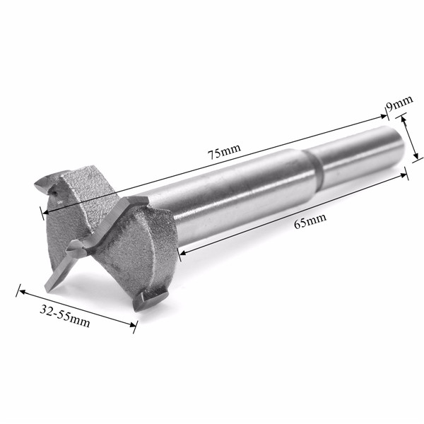 32-55mm Forstner Boor Bit Houtbewerking Boring Hoeszaag Cutter