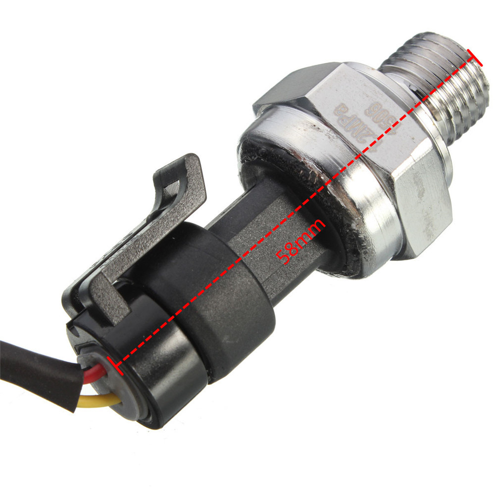 5V 0-1.2 MPa  Pressure Transducer Sensor Oil Fuel Diesel Gas Water Air Sensor