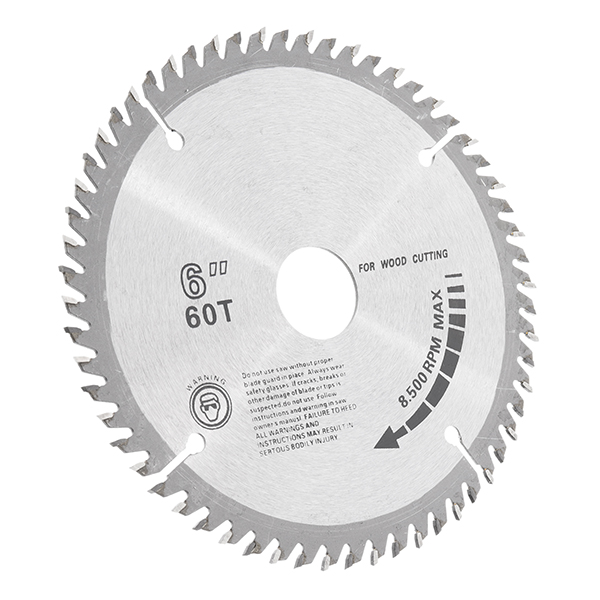 Effetool 6 Inch 60 tanden cirkelzaagblad Houtbewerking snijblad