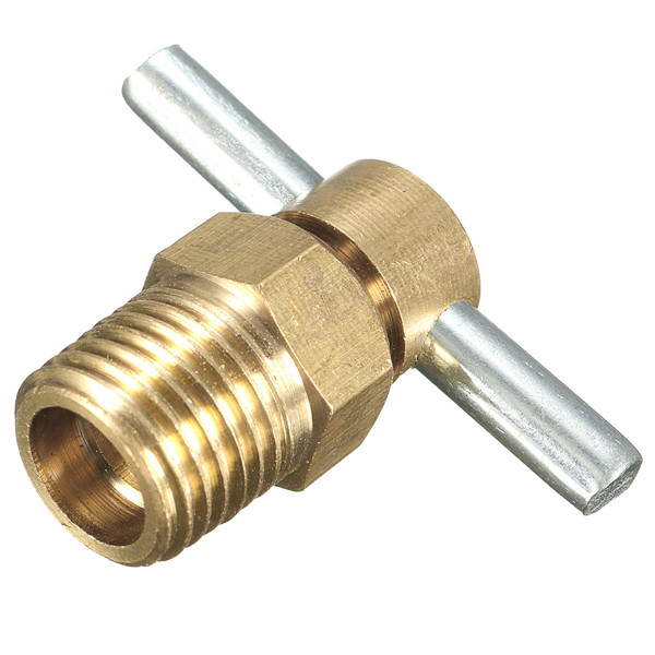 1/4 inch NPT messing afvoerventiel voor het vervangen van luchtcompressor tank