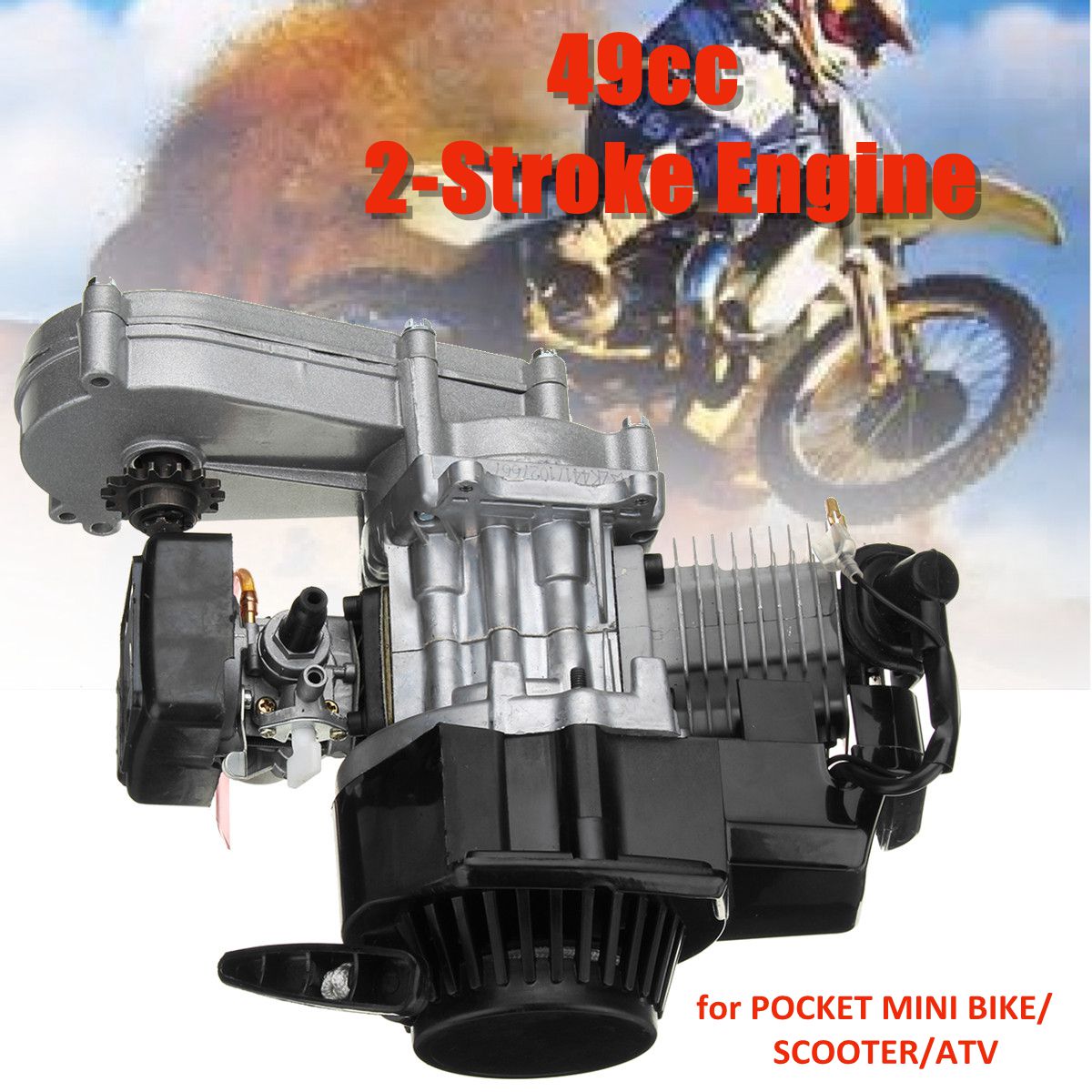 49cc 2 stroke Engine With Transmission