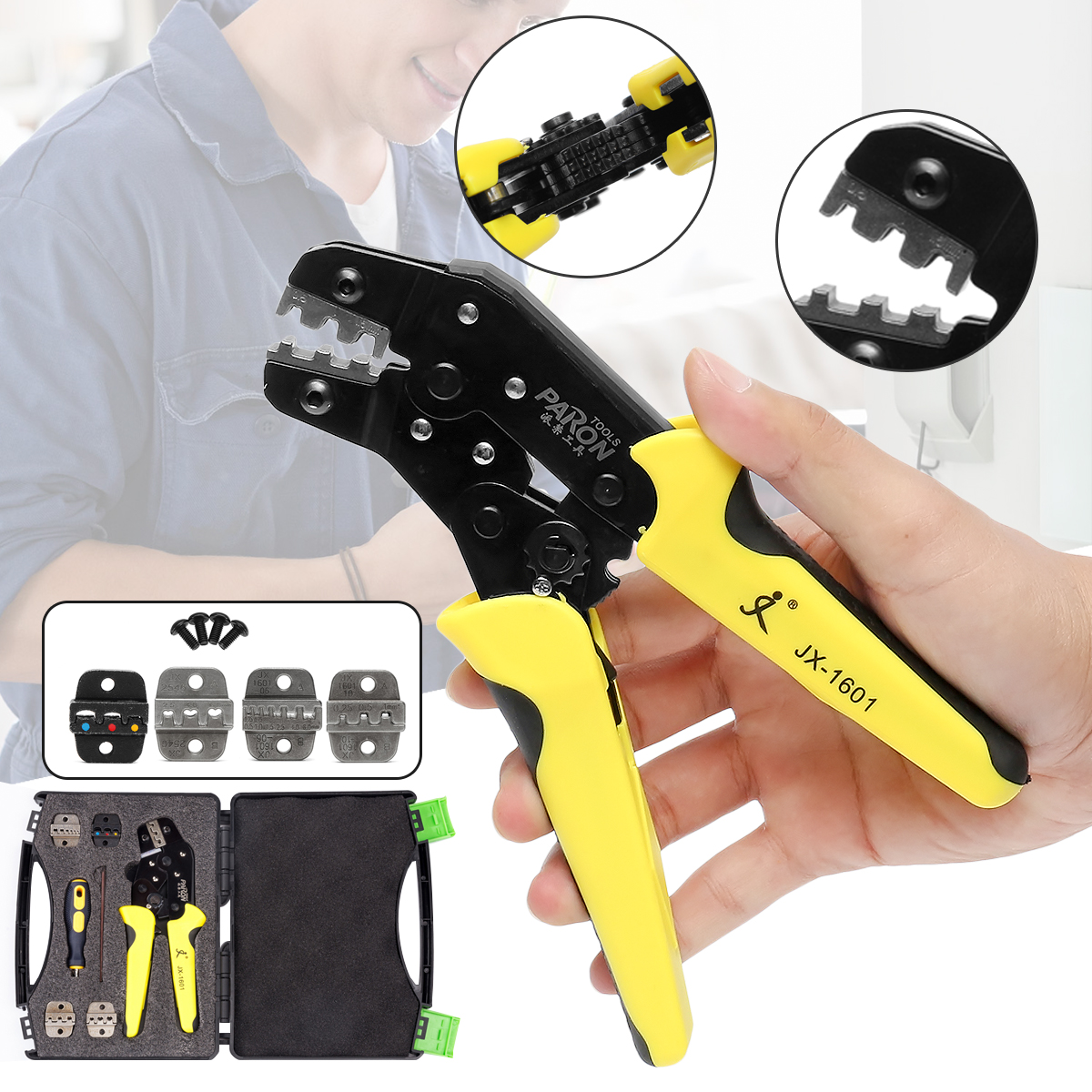 Paron JX-D5 Multifunctional Ratchet Crimping Tool