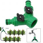 New-Hot-ABS-Plastic-Hose-Pipe-Tool-2-Way-Connector-2-Way-Tap-Garden-HOSEs-PIPEs