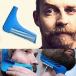 Hot-Comb-Bro-Shaping-Shaving-Brush-Sex-Man-Gentleman-Beard-Trim-Template-Hair-Cut-Molding-Trim