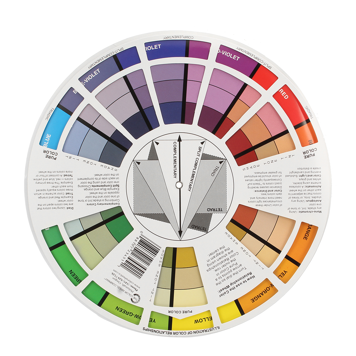 Artists Colour Wheel