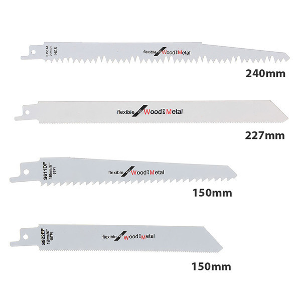 8pcs Reciprocating zaagbladen Wood Metal Cutter Blade