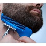 Hot-Comb-Bro-Shaping-Shaving-Brush-Sex-Man-Gentleman-Beard-Trim-Template-Hair-Cut-Molding-Trim
