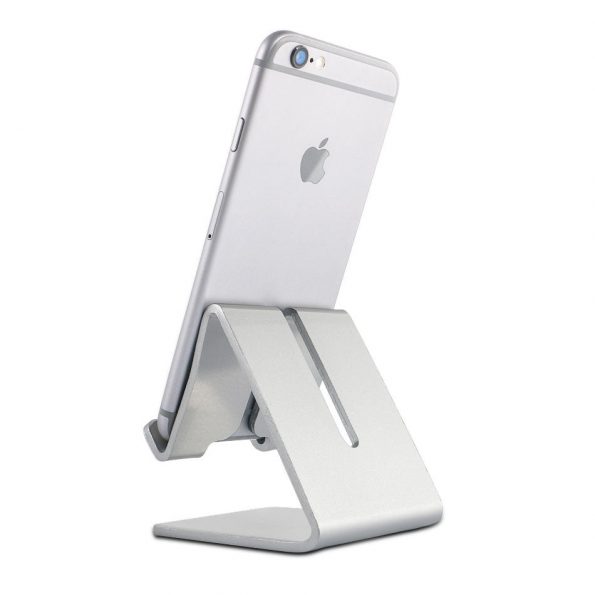Universal Aluminum Mobile Phone Tablet Desk Holder Stand for iPhone 7 / 7 Plus 6s 6 5s 5 - dennisdeal.com